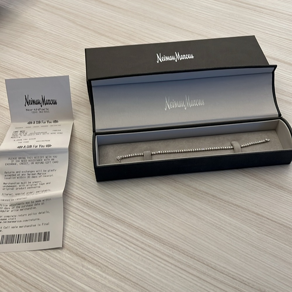 Neiman Marcus tennis bracelet